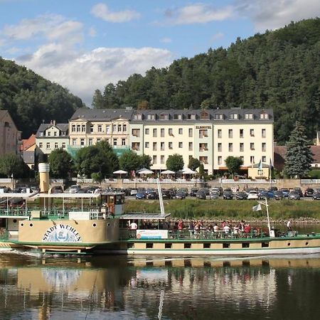 Elbhotel Bad Schandau Buitenkant foto