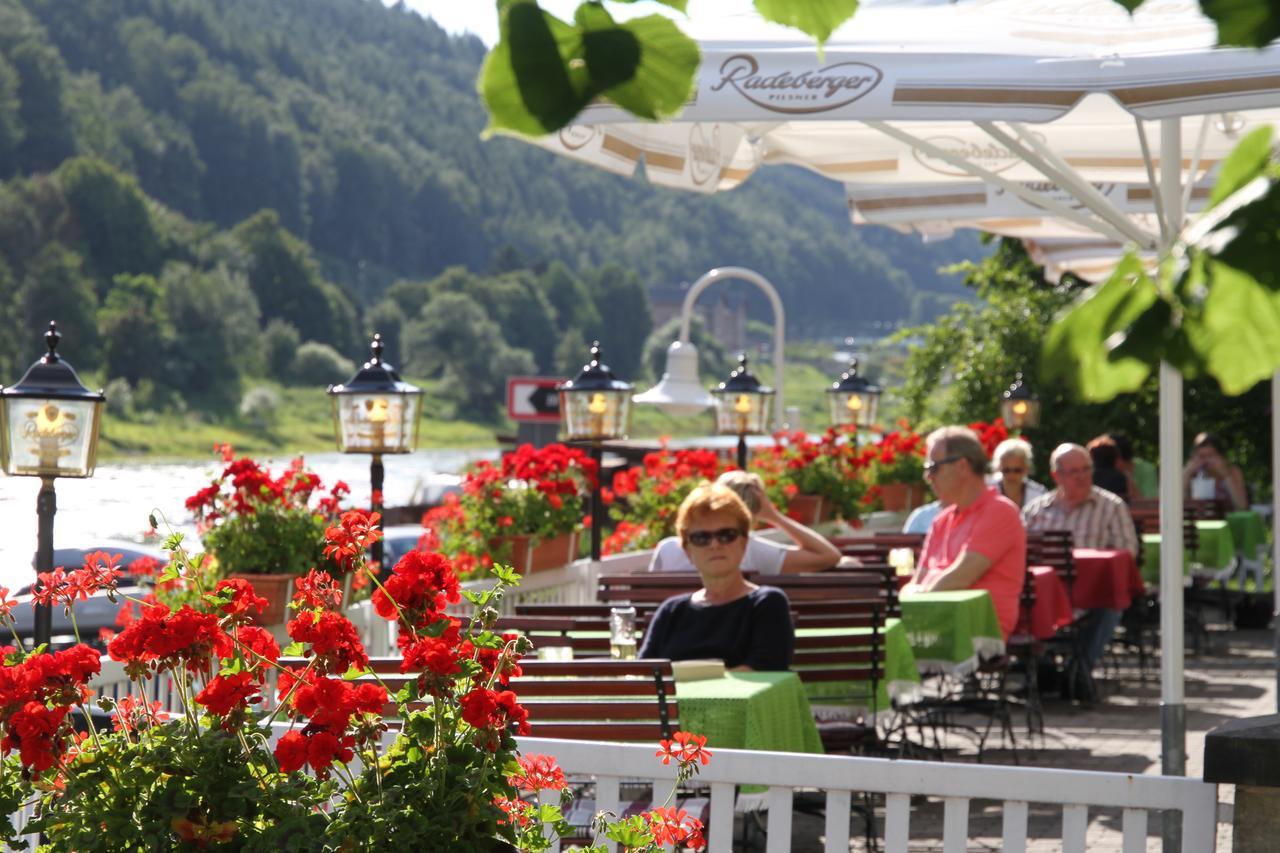 Elbhotel Bad Schandau Buitenkant foto